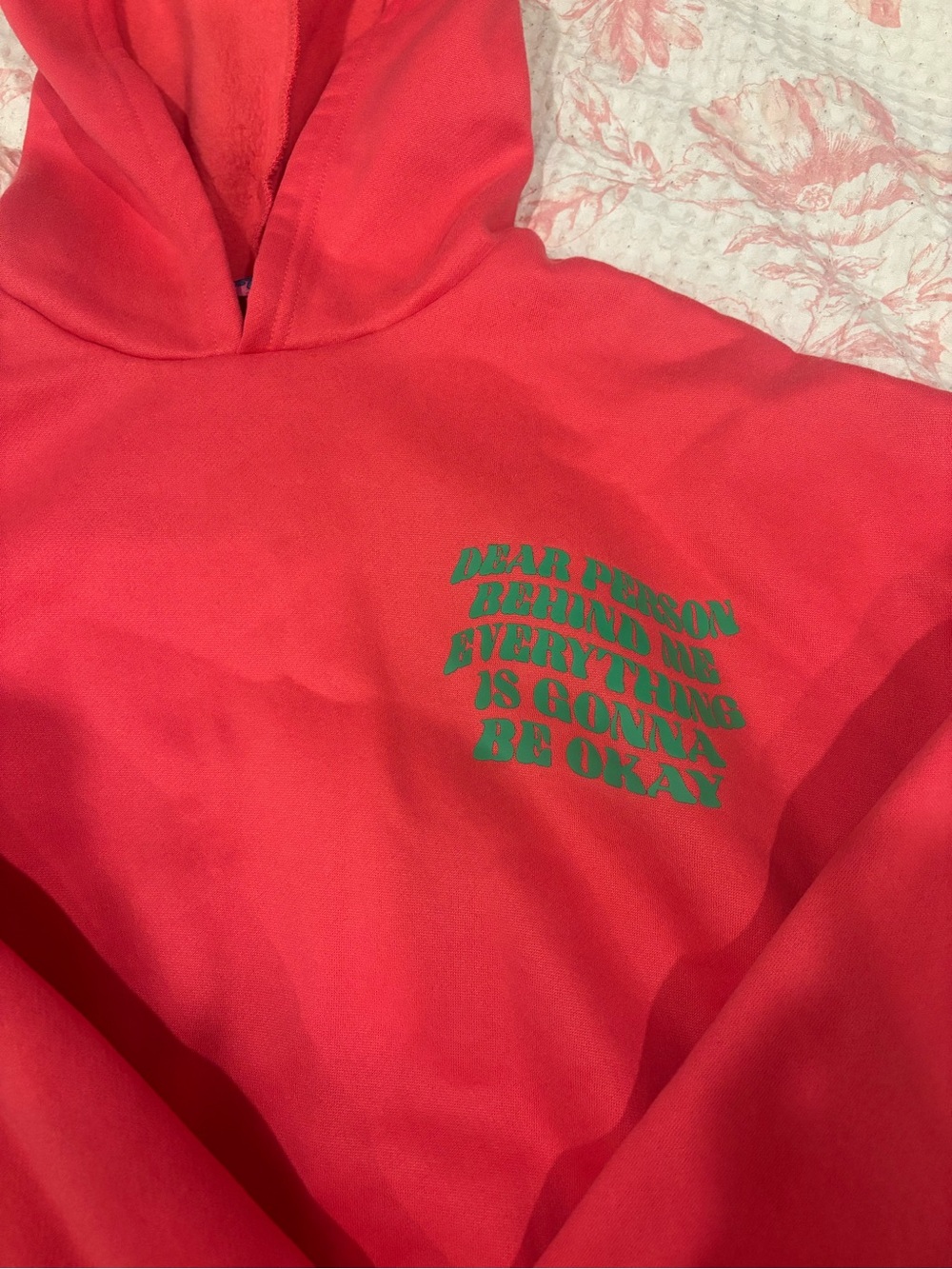 Edikted Hoodie with Green Graphic